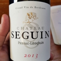 Château Seguin #pessacleognon #2013 red fruit