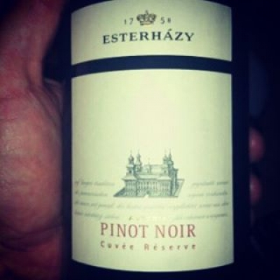 Austrian pinot noir nice gift of a good friend.